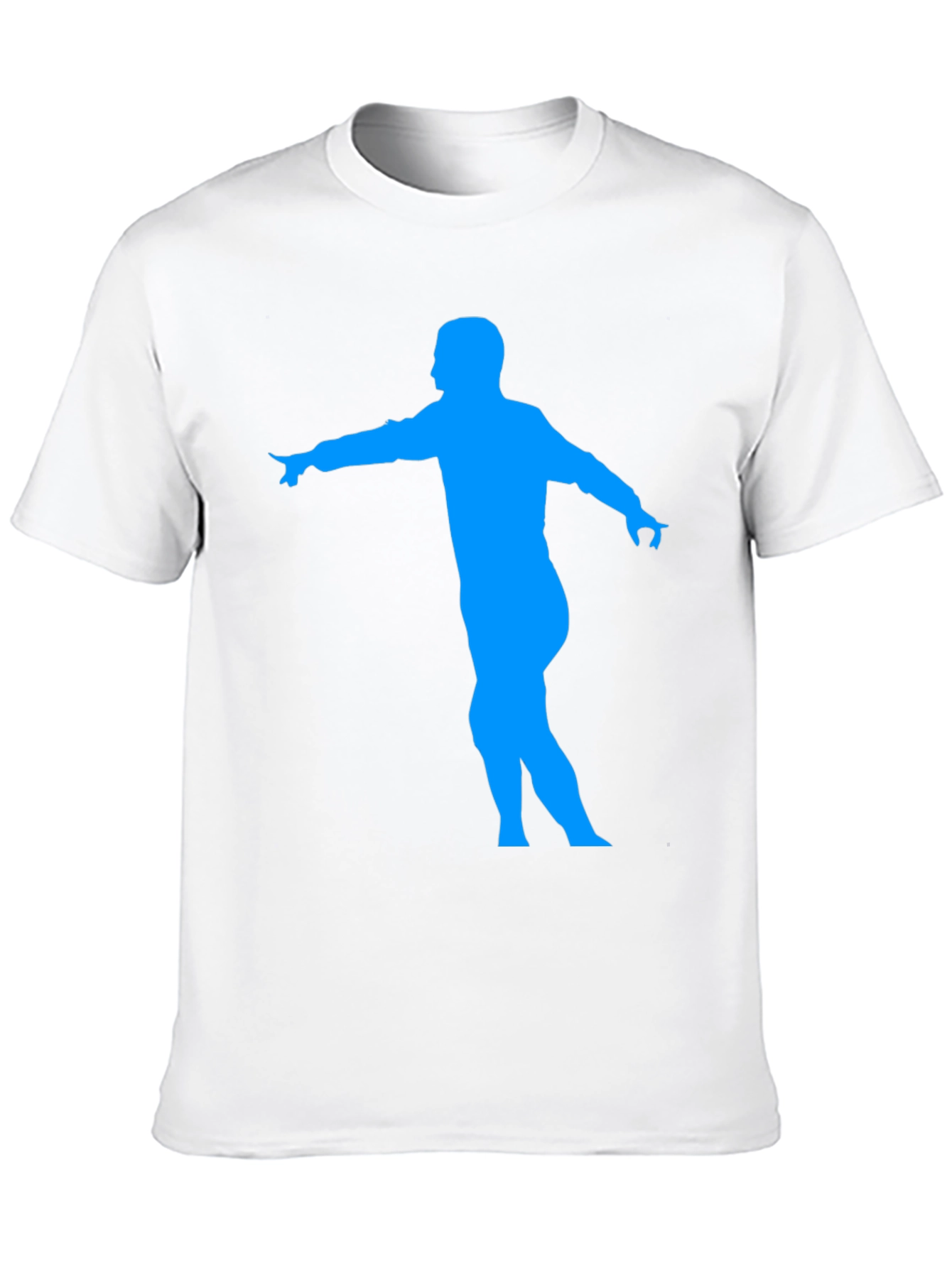 Dancing Man Graphic Tee - Black