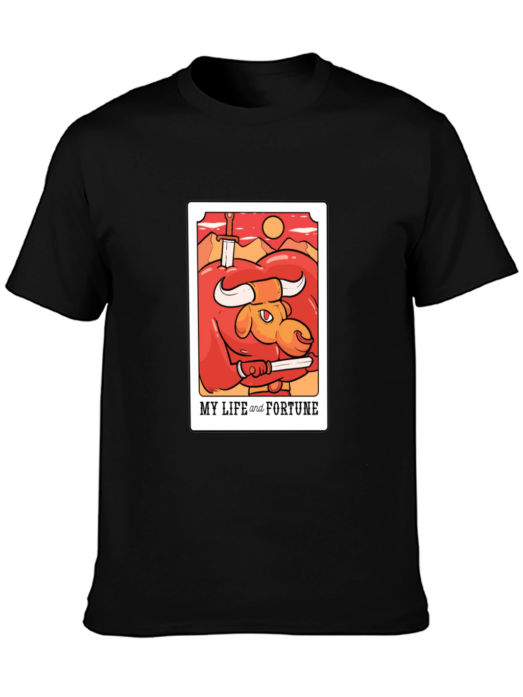 My Life and Fortune Bull Graphic T-Shirt