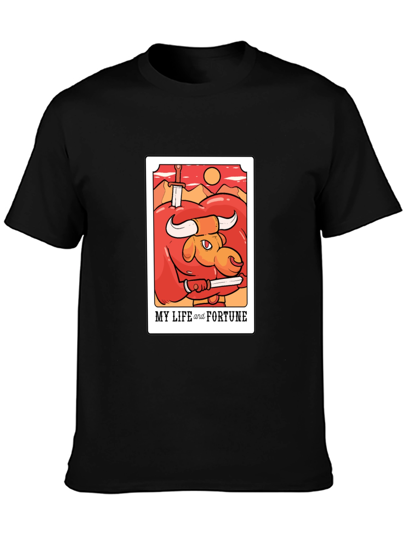 My Life and Fortune Bull Graphic T-Shirt