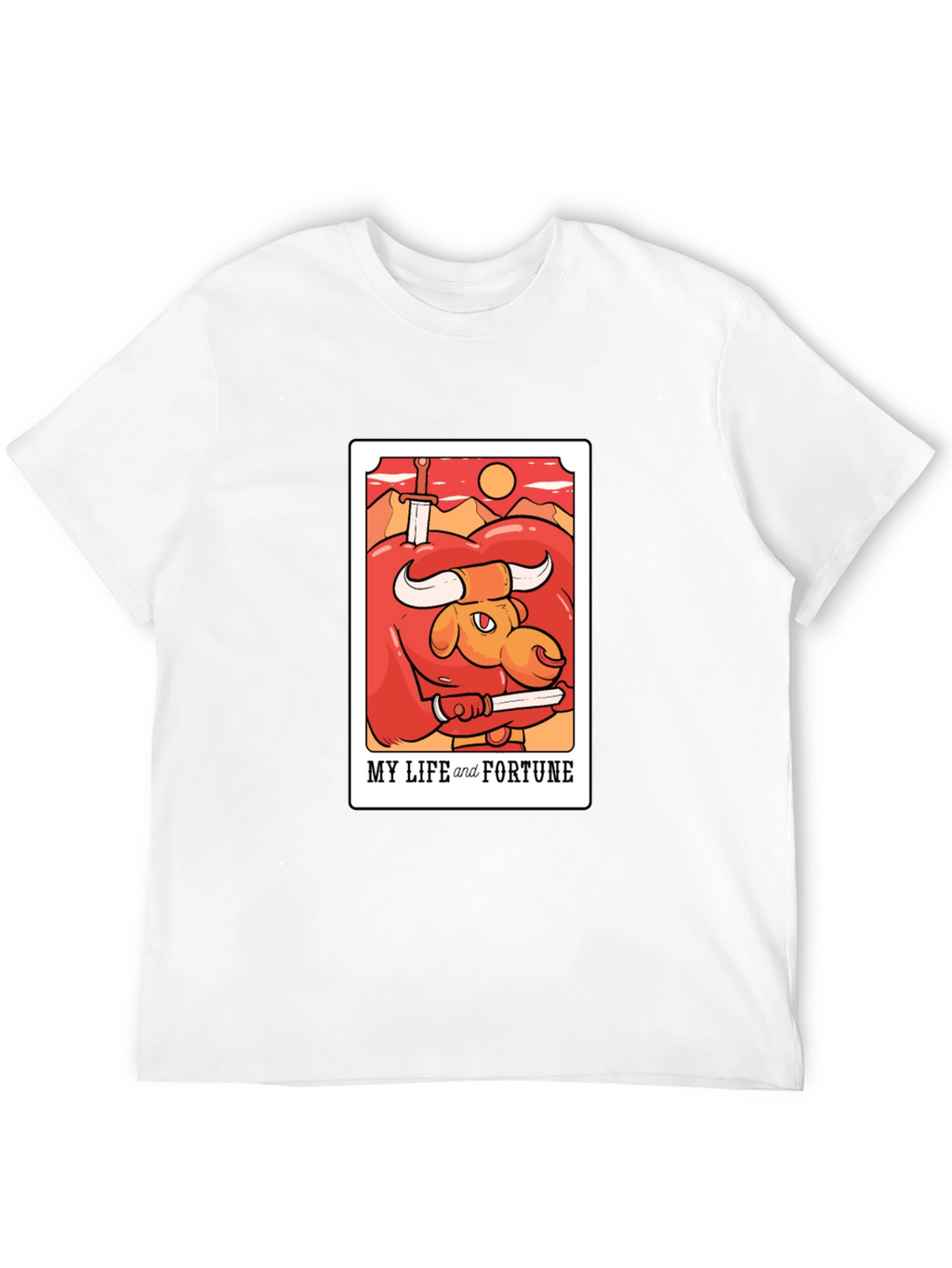 My Life and Fortune Bull Graphic T-Shirt