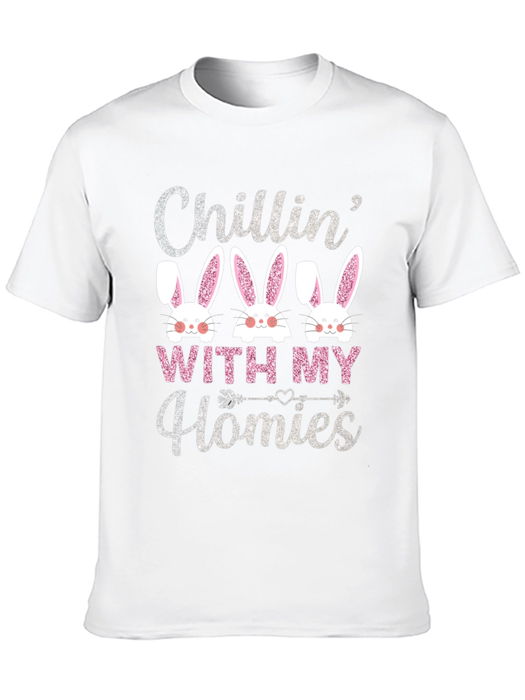 Chillin With My Homies Easter Bunny T-Shirt