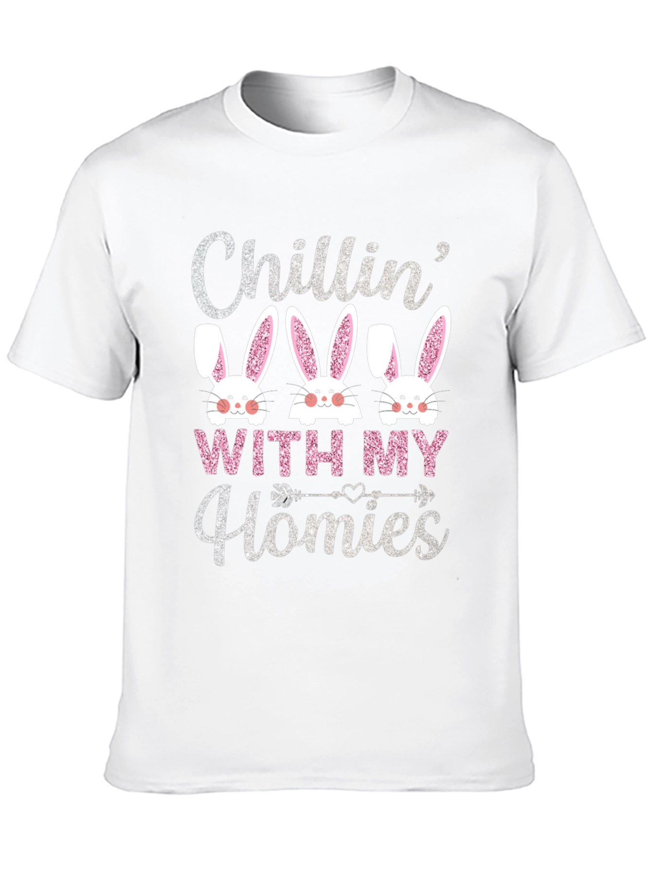 Chillin With My Homies Easter Bunny T-Shirt