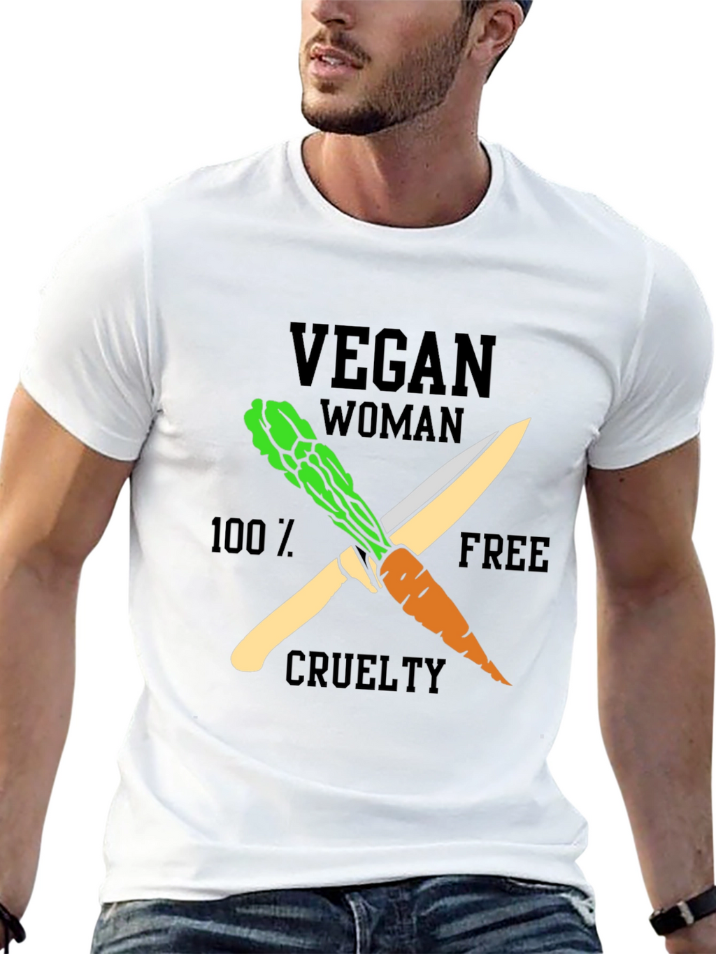 Vegan Woman Cruelty-Free T-Shirt