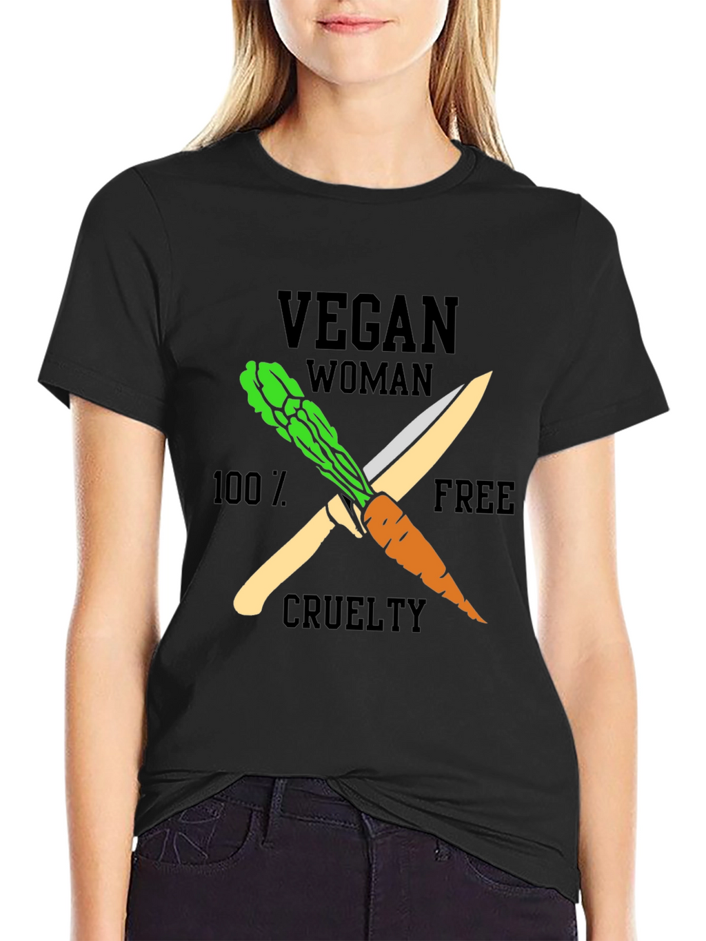 Vegan Woman Cruelty-Free T-Shirt