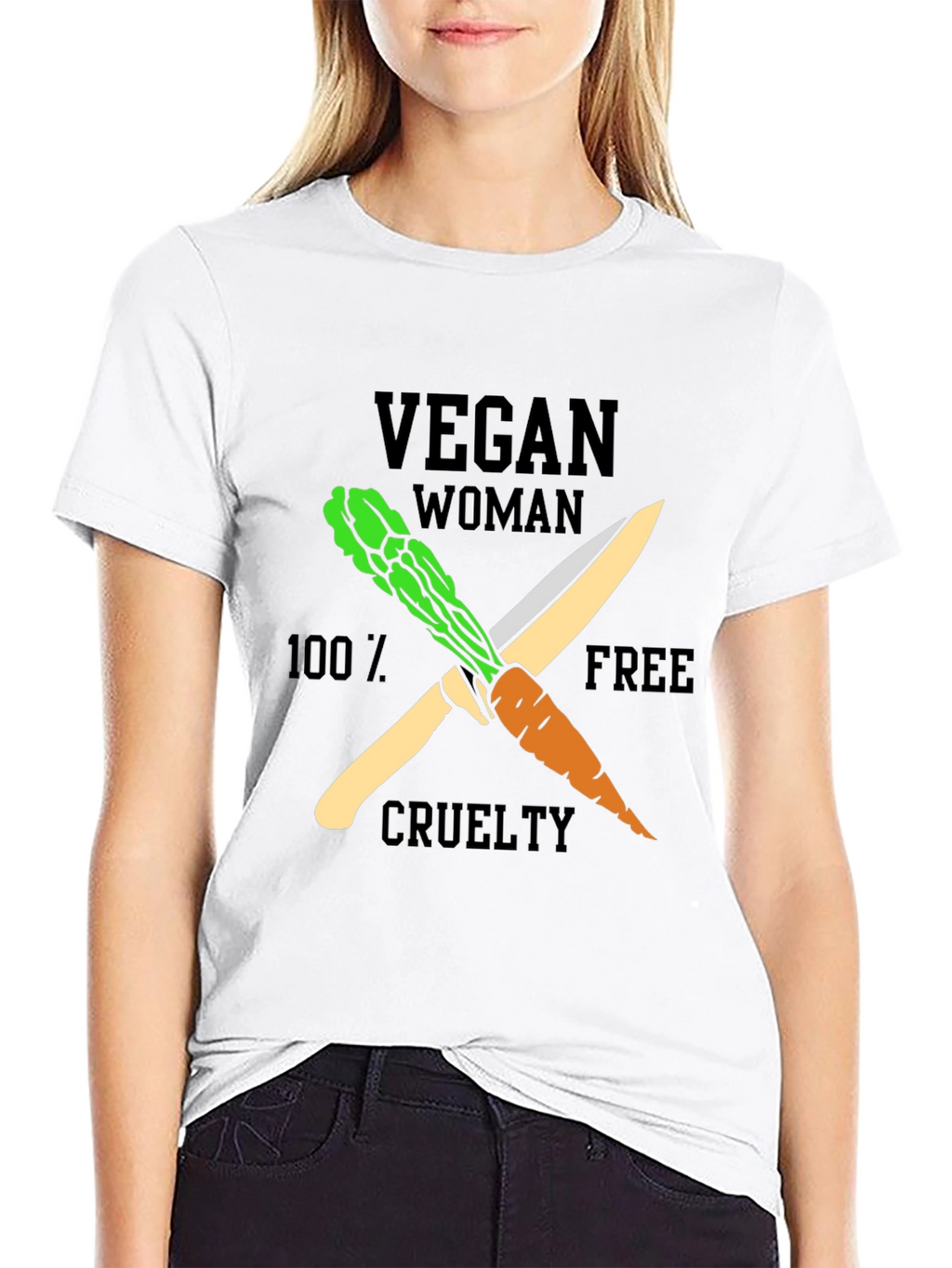 Vegan Woman Cruelty-Free T-Shirt