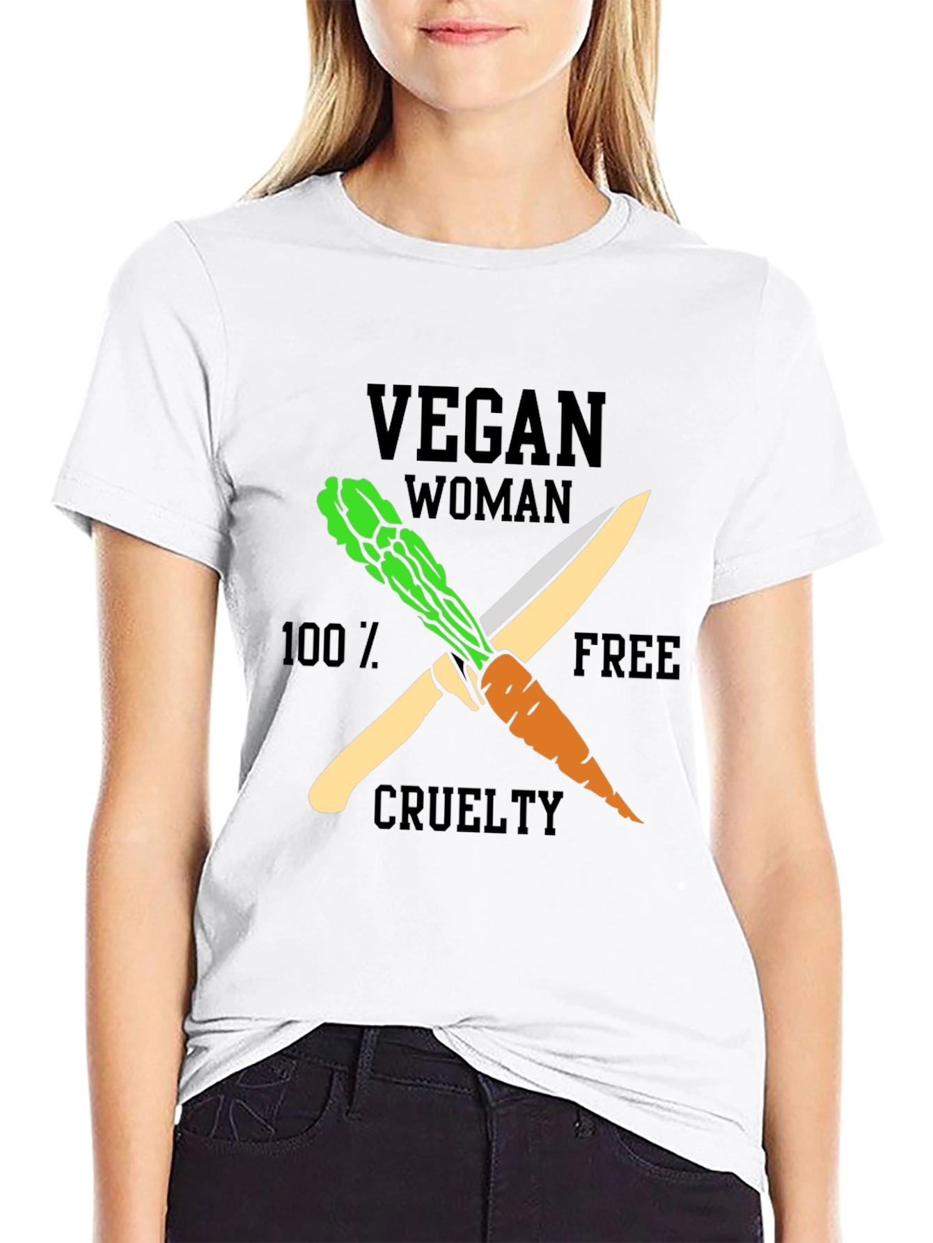 Vegan Woman Cruelty-Free T-Shirt