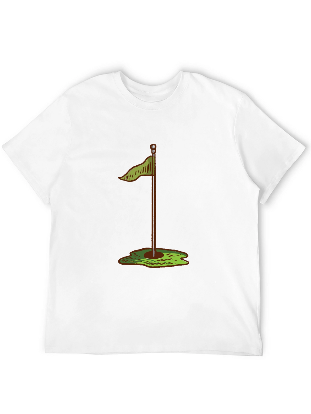 Golf Hole Flag T-Shirt - Stylish & Comfortable