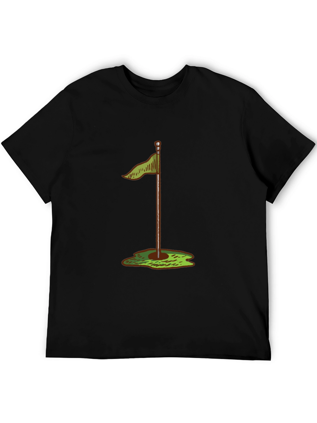 Golf Hole Flag T-Shirt - Stylish & Comfortable