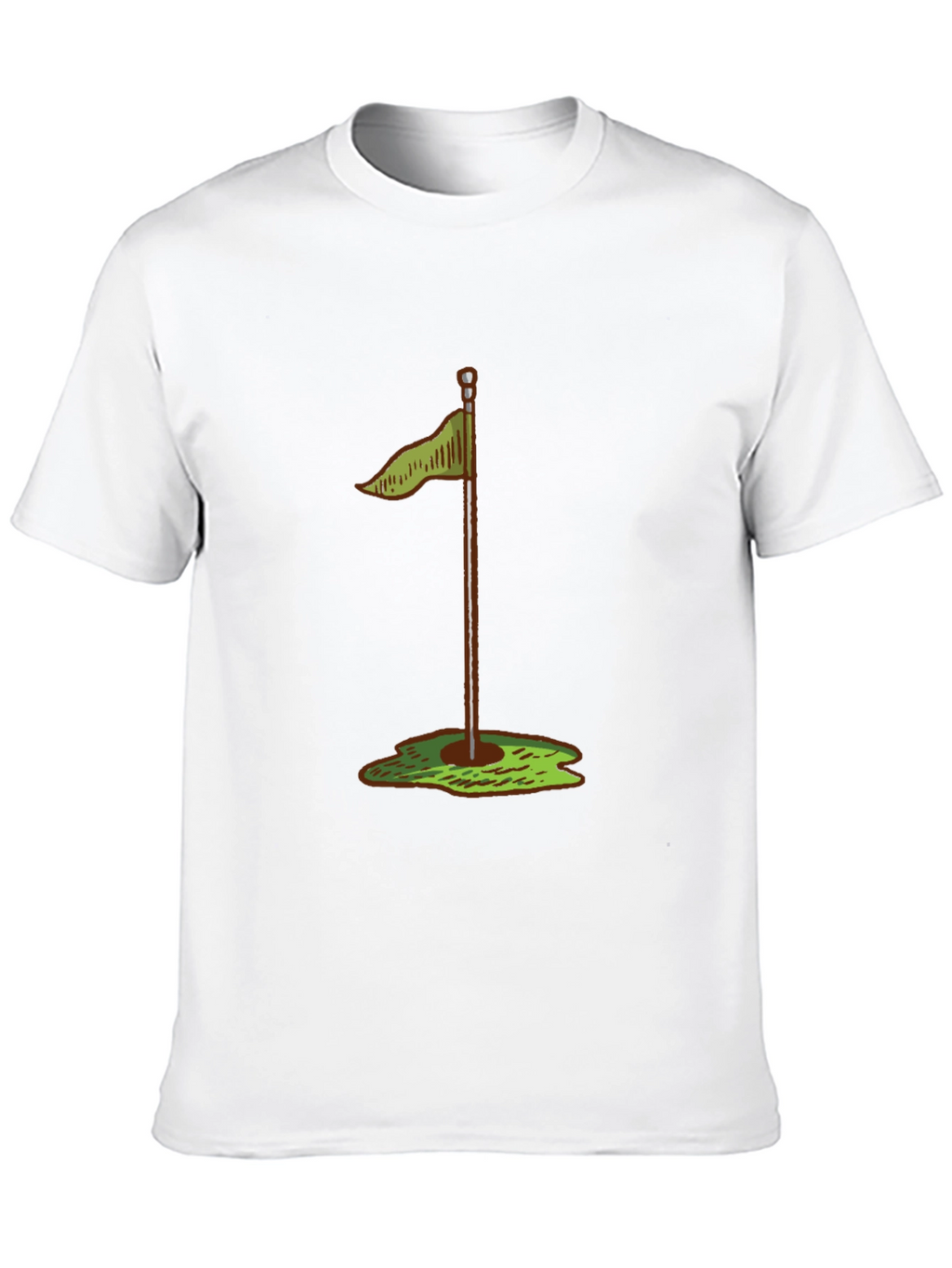 Golf Hole Flag T-Shirt - Stylish & Comfortable