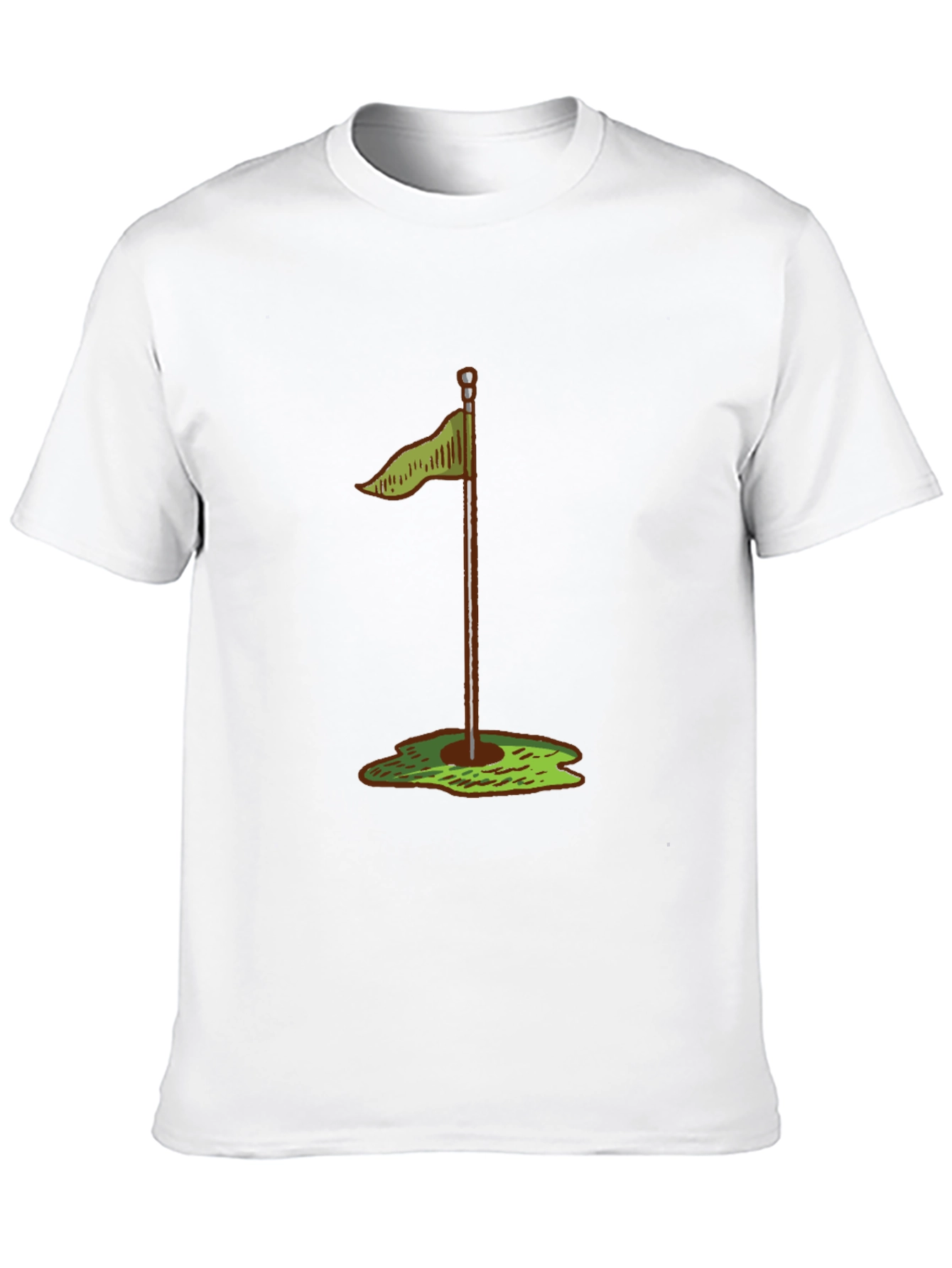 Golf Hole Flag T-Shirt - Stylish & Comfortable