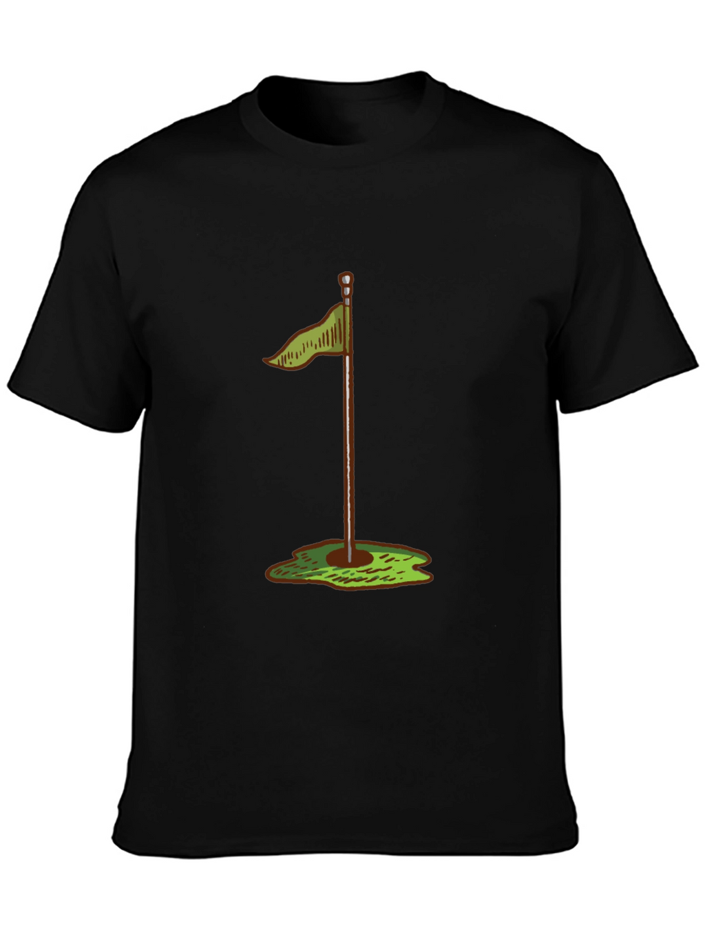 Golf Hole Flag T-Shirt - Stylish & Comfortable