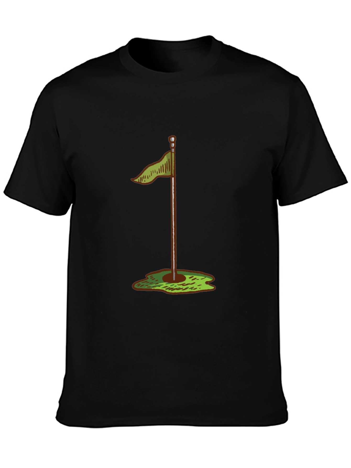 Golf Hole Flag T-Shirt - Stylish & Comfortable