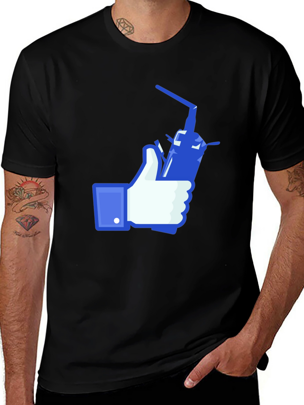 Like Grenade Black T-Shirt - Express Yourself!