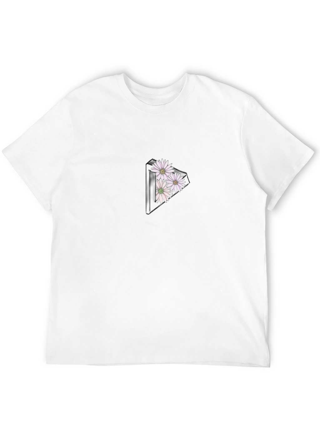 Floral Diamond Pocket Graphic Tee