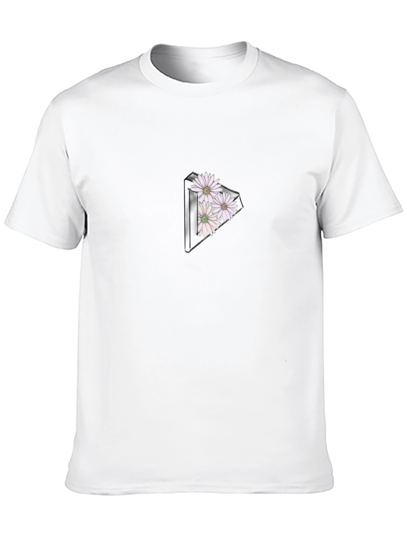 Floral Diamond Pocket Graphic Tee