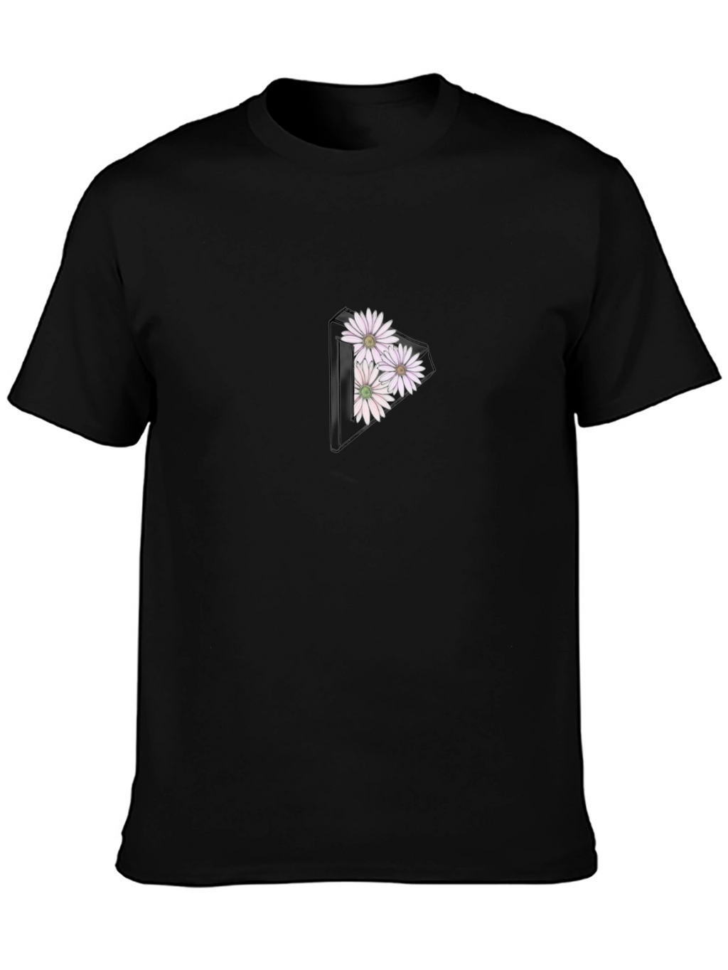 Floral Diamond Pocket Graphic Tee