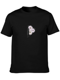 Floral Diamond Pocket Graphic Tee
