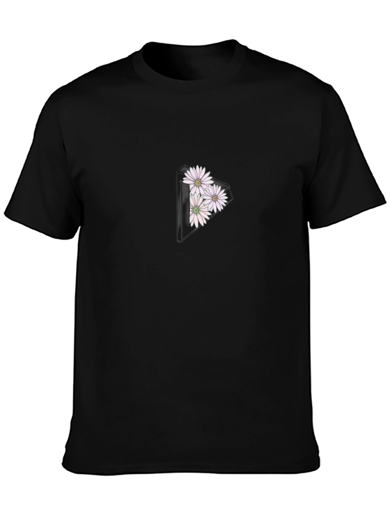 Floral Diamond Pocket Graphic Tee