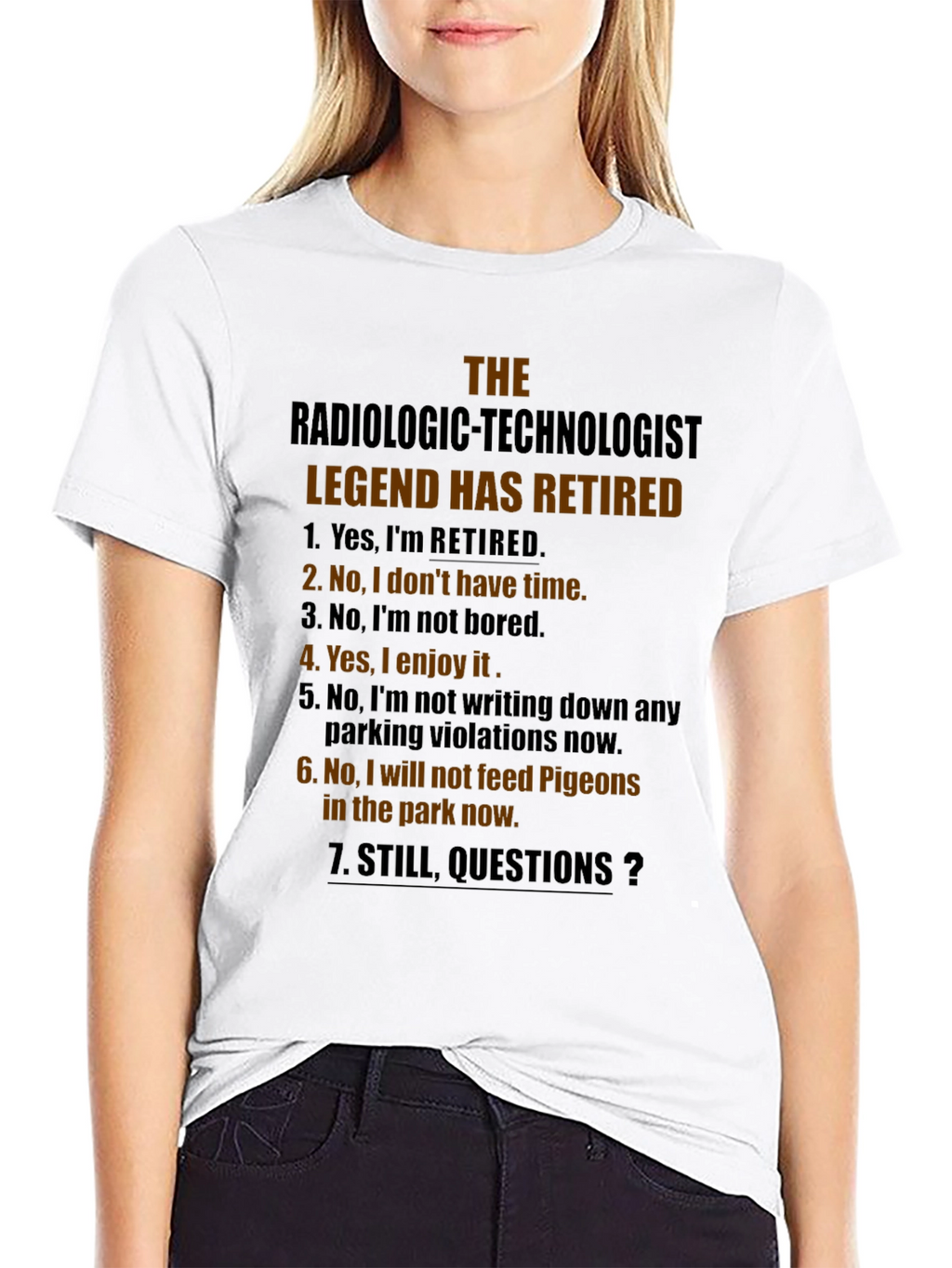Radiologic Technologist Retired Legend T-Shirt