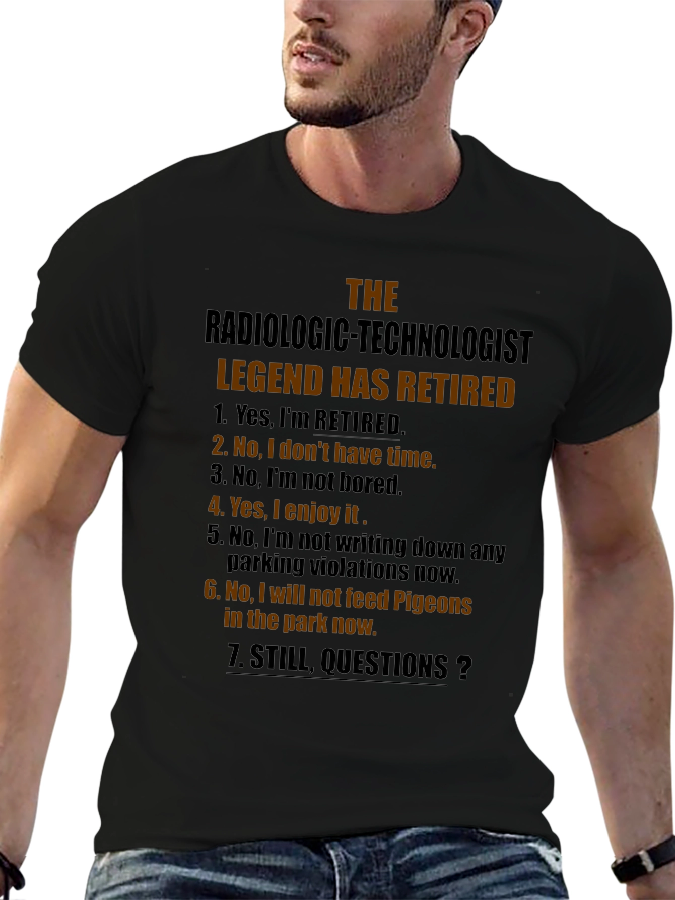 Radiologic Technologist Retired Legend T-Shirt