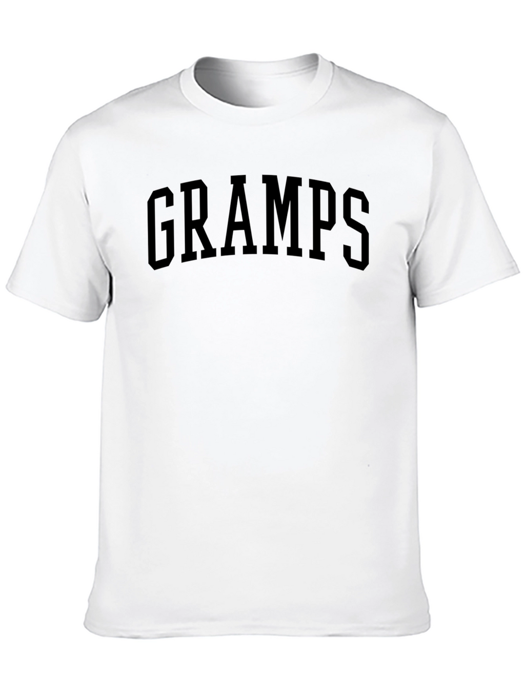 Gramps Black Crewneck T-Shirt - Classic & Comfy