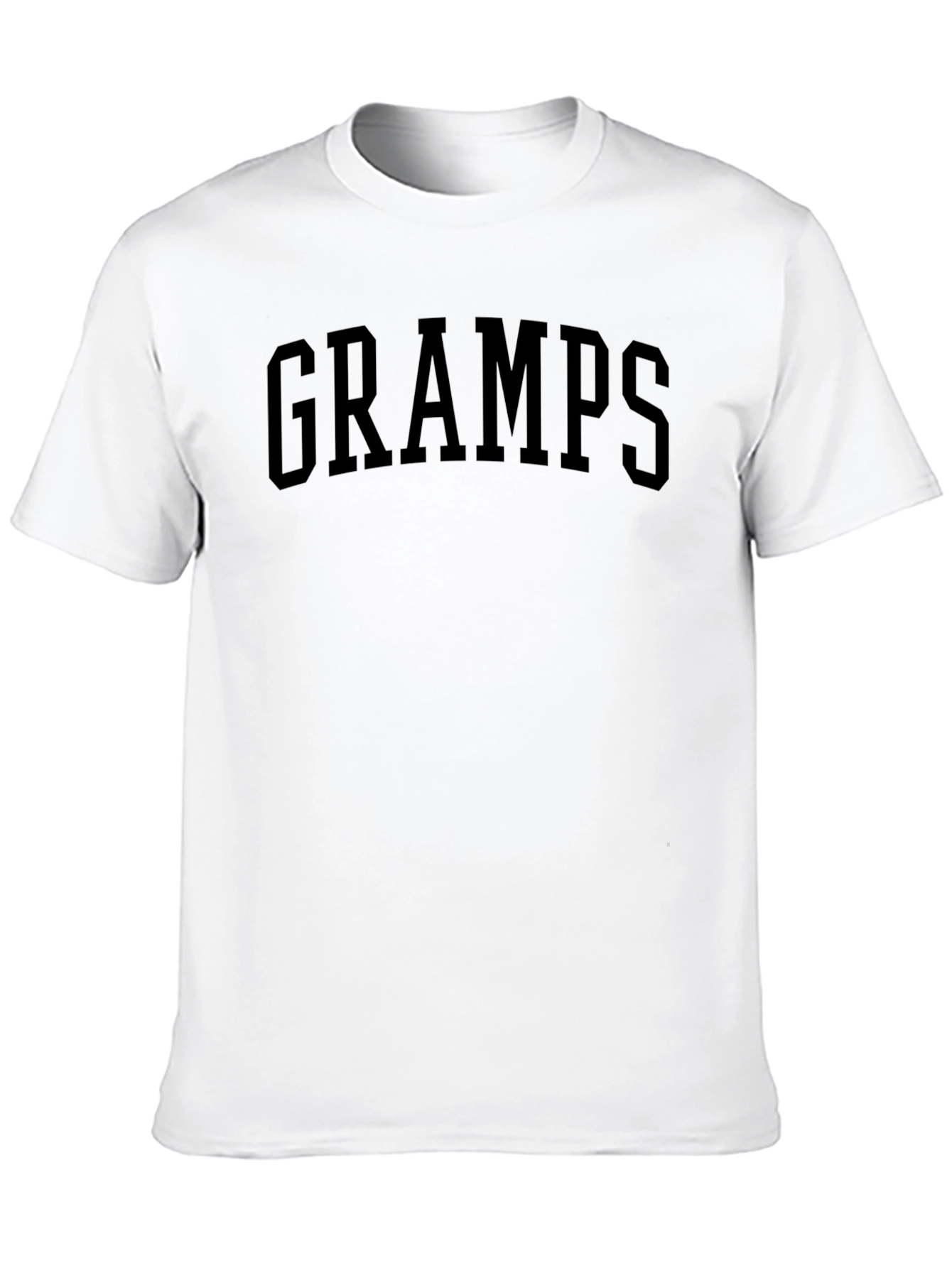 Gramps Black Crewneck T-Shirt - Classic & Comfy