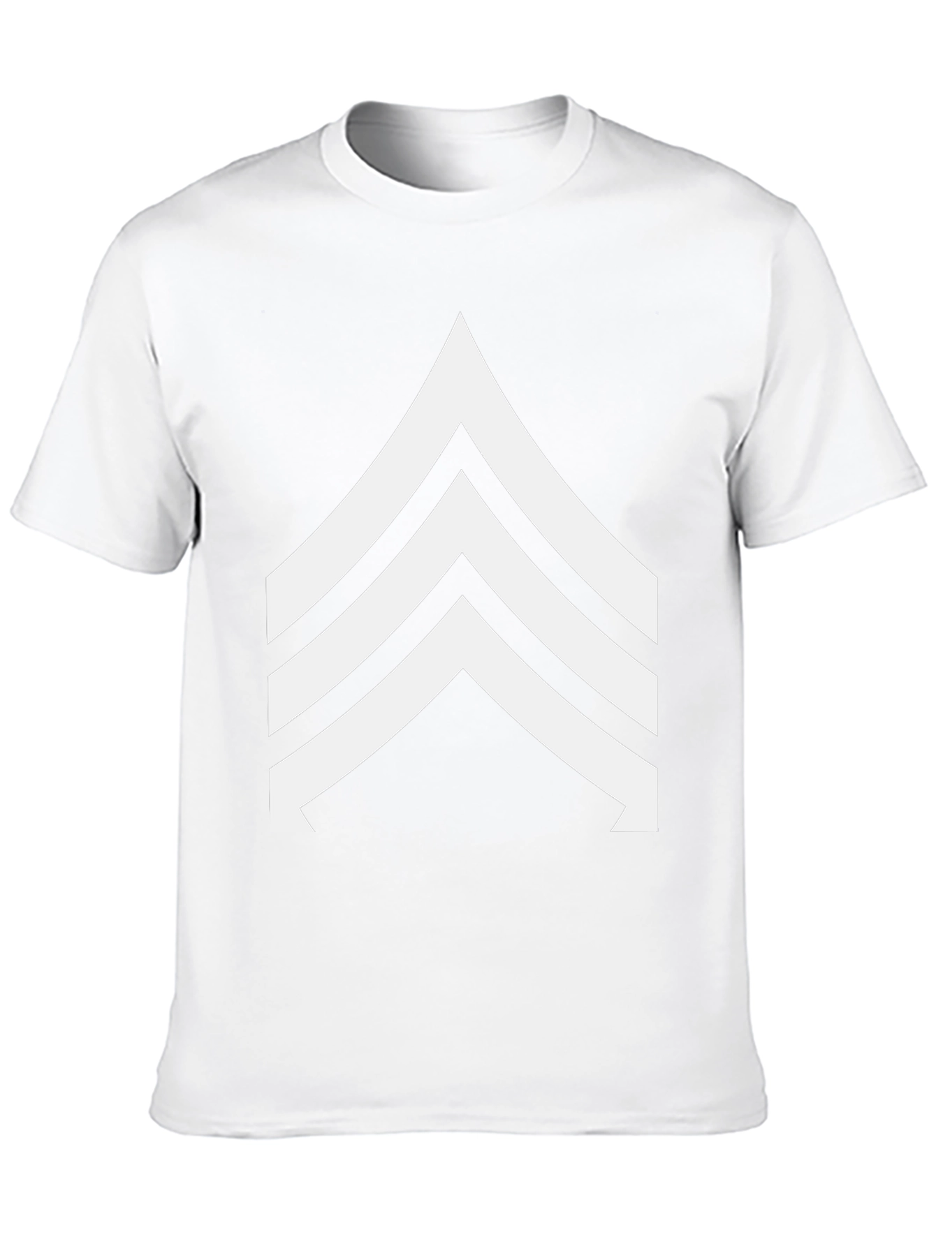 Sergeant Stripes Graphic Tee - Black Cotton Blend T-Shirt