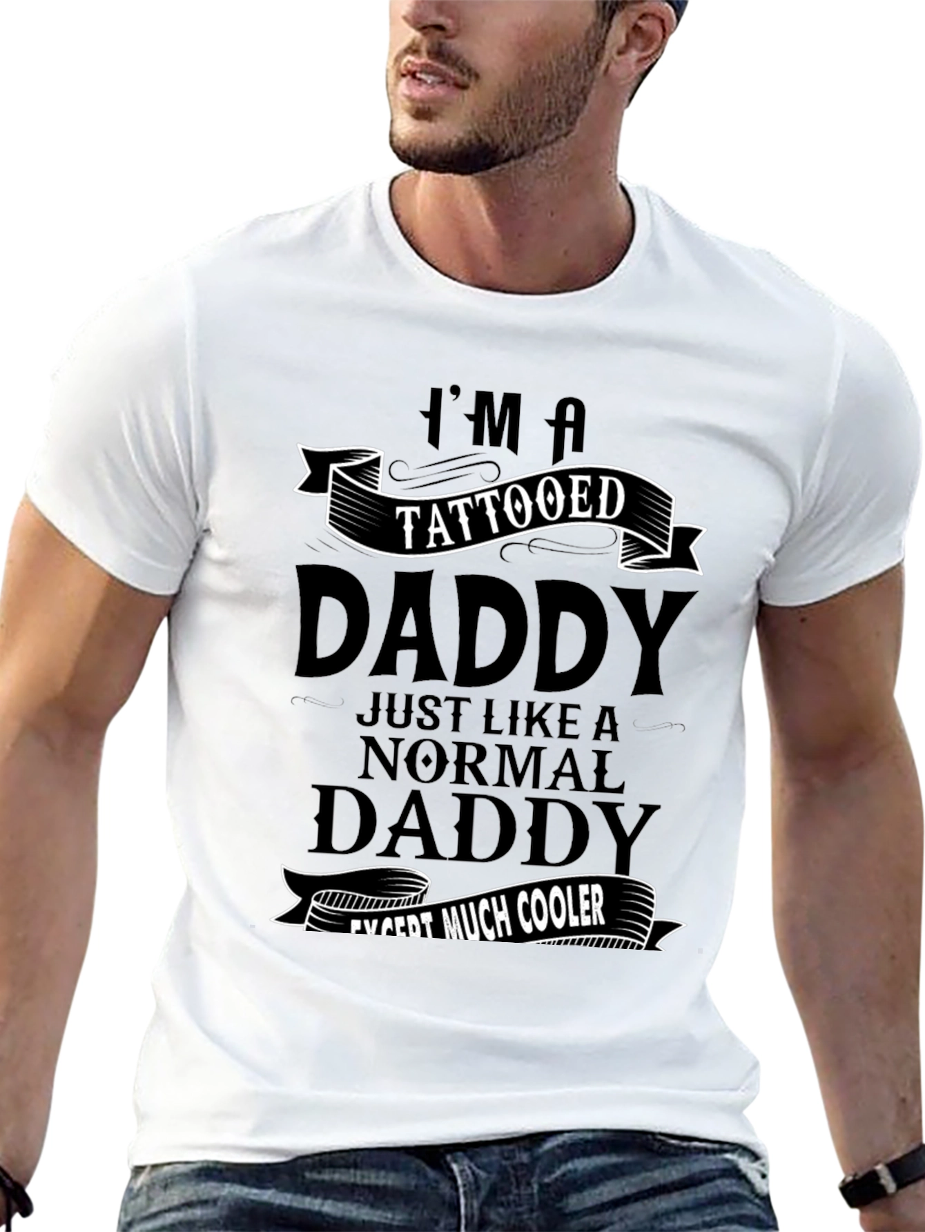 Tattooed Daddy T-Shirt - Cool Dad Tee