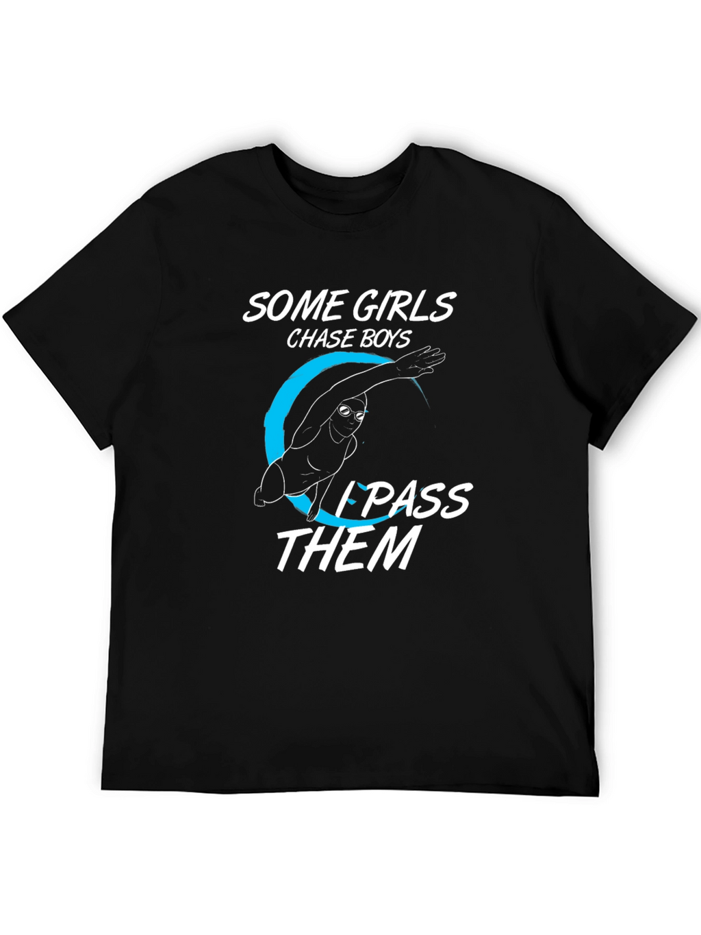 Funny Swimmer Graphic T-Shirt