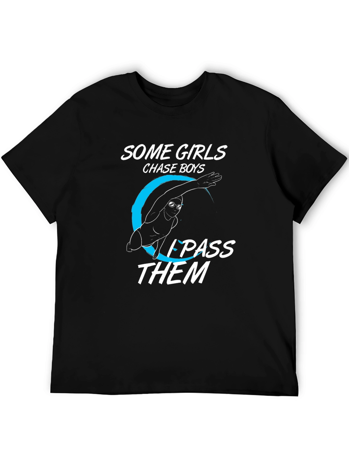 Funny Swimmer Graphic T-Shirt
