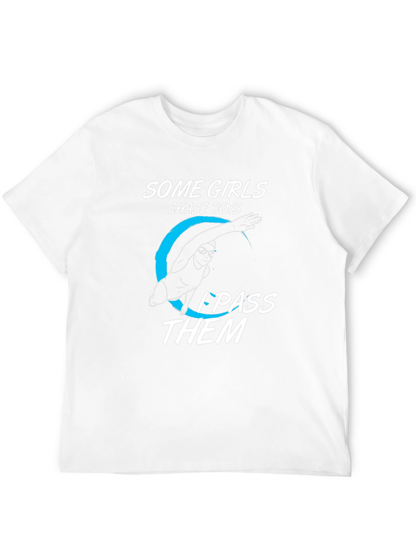 Funny Swimmer Graphic T-Shirt