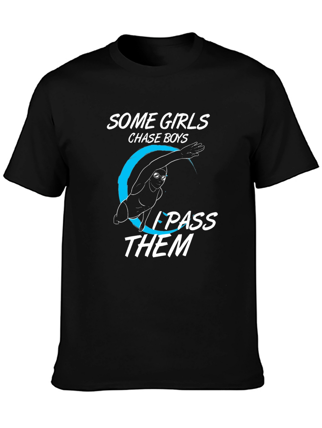Funny Swimmer Graphic T-Shirt