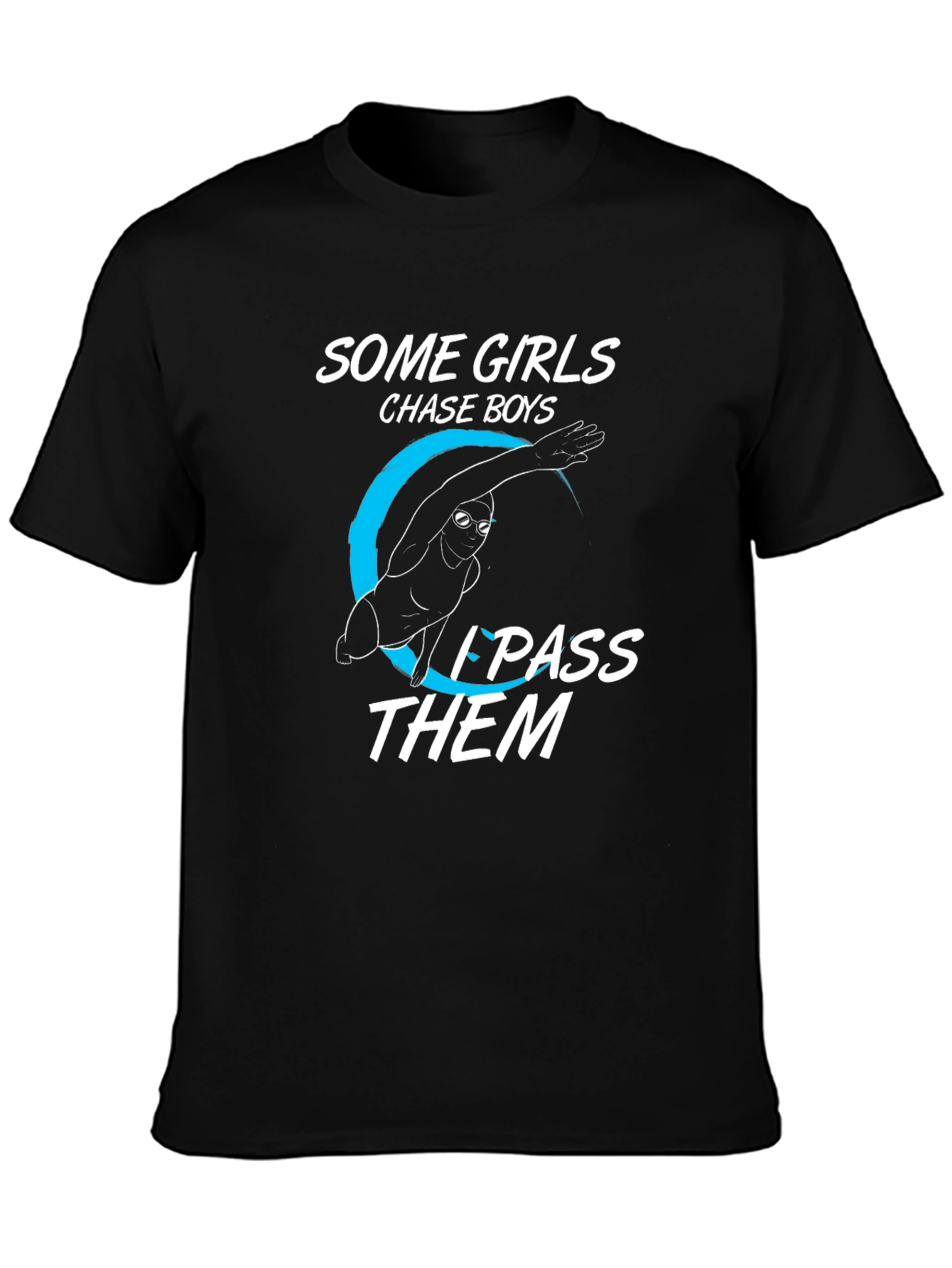 Funny Swimmer Graphic T-Shirt