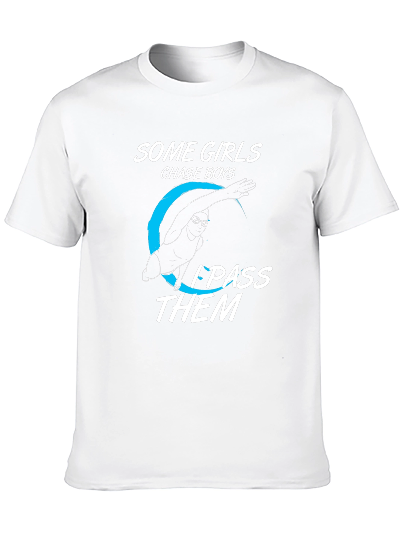 Funny Swimmer Graphic T-Shirt
