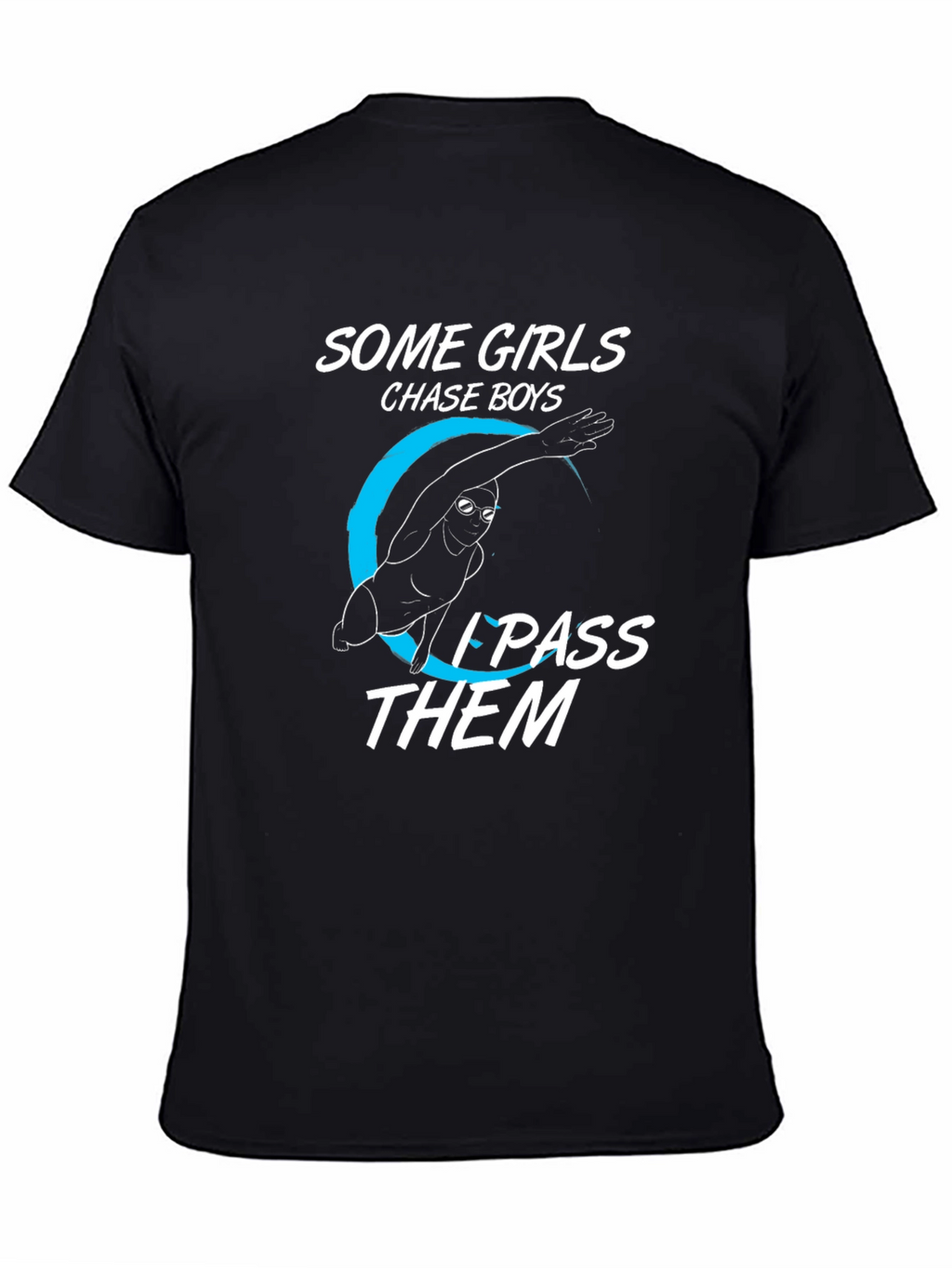 Funny Swimmer Graphic T-Shirt