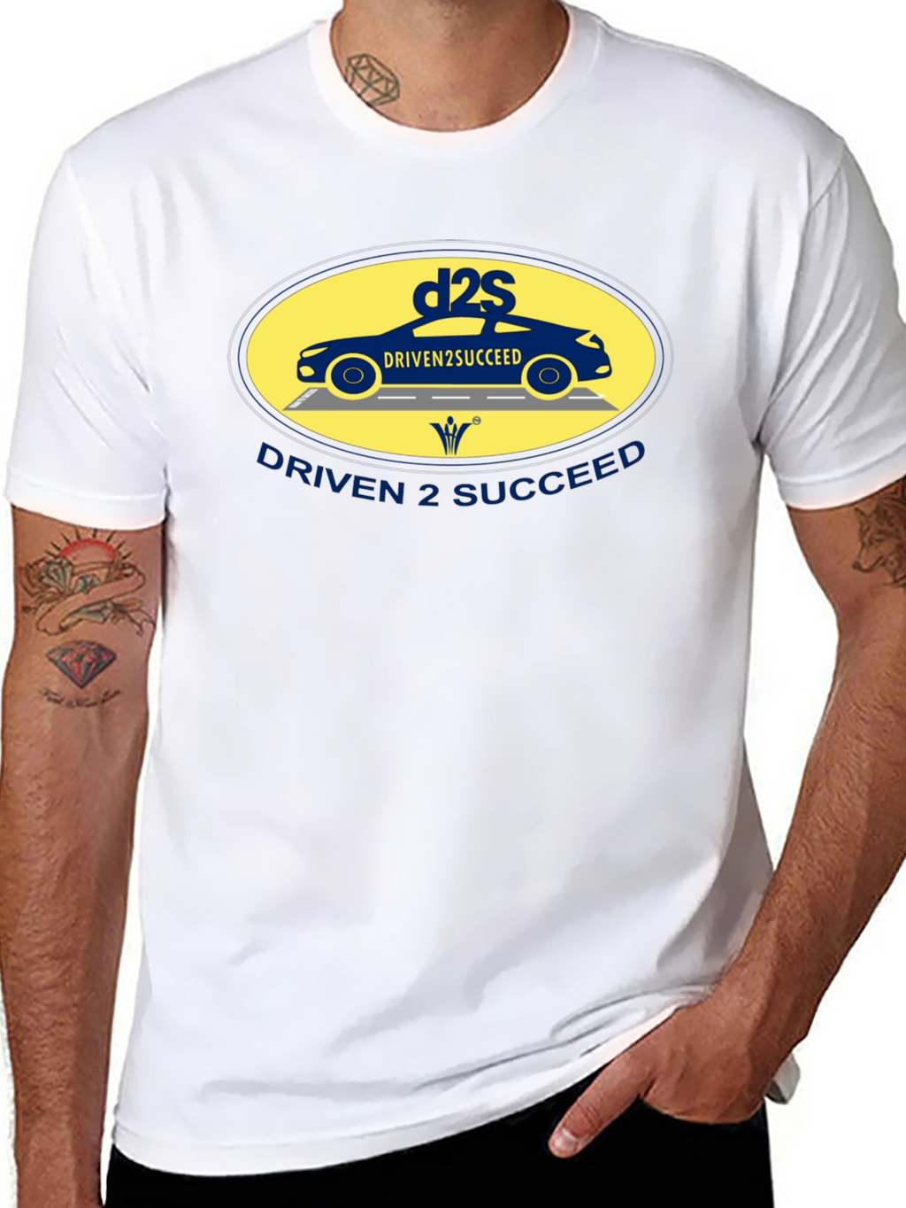 Driven 2 Succeed T-Shirt - Stylish Car Graphic Tee