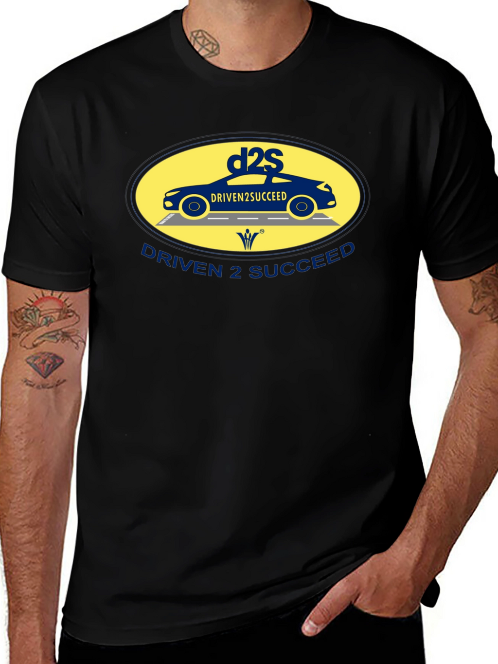 Driven 2 Succeed T-Shirt - Stylish Car Graphic Tee