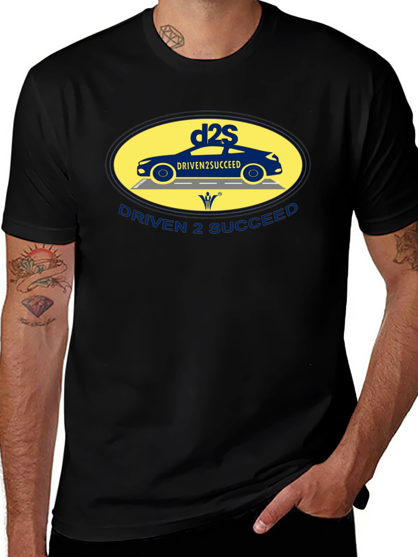 Driven 2 Succeed T-Shirt - Stylish Car Graphic Tee
