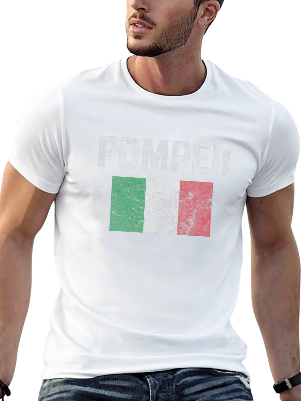 Pompeii Italy Flag T-Shirt