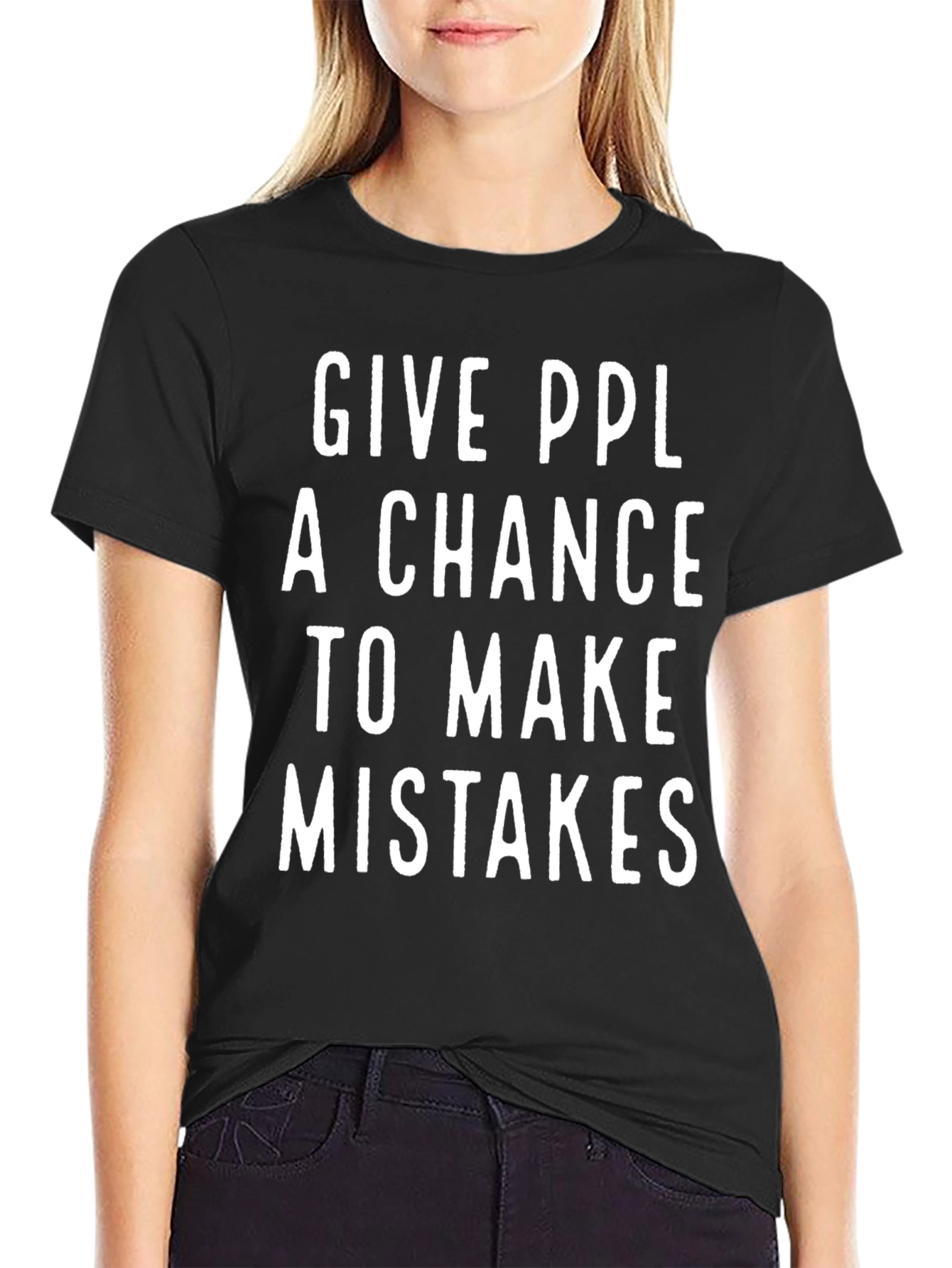 Give PPL A Chance Tee - Graphic T-Shirt