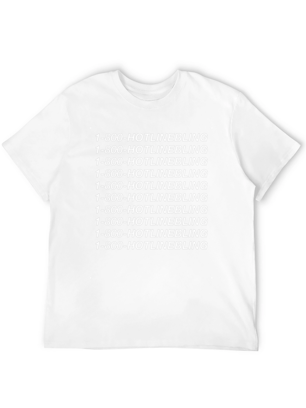 1-800-HOTLINEBLING Printed T-Shirt
