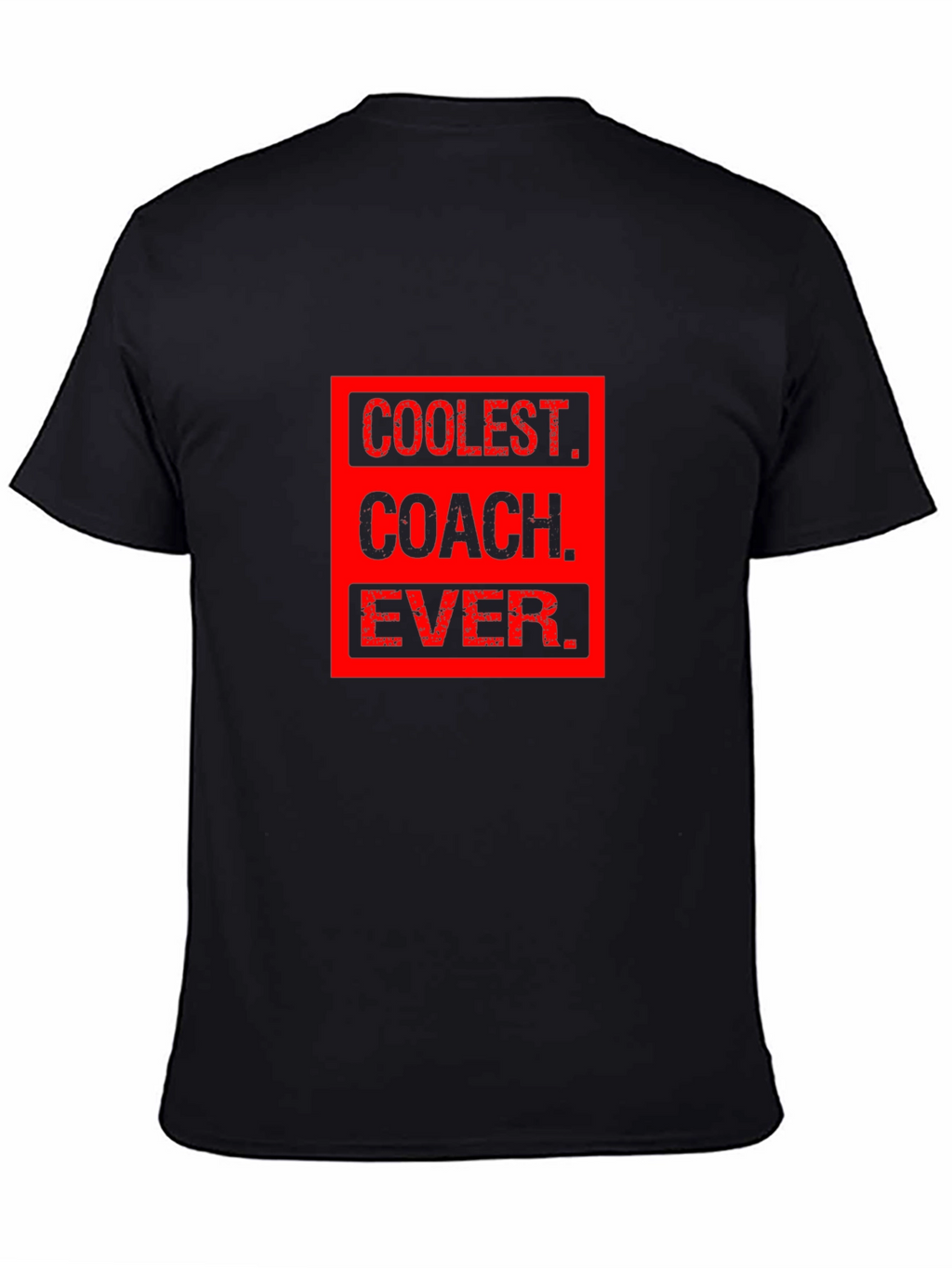 Coolest Coach Ever Graphic T-Shirt - Black