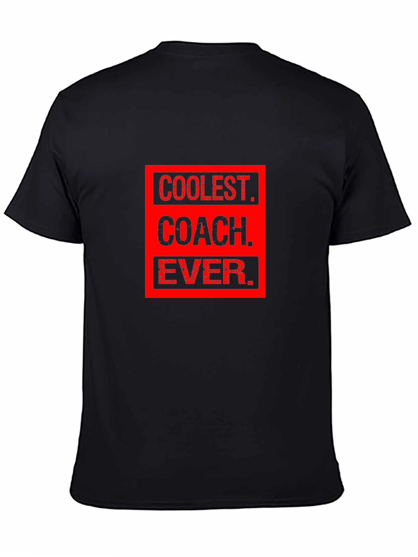 Coolest Coach Ever Graphic T-Shirt - Black