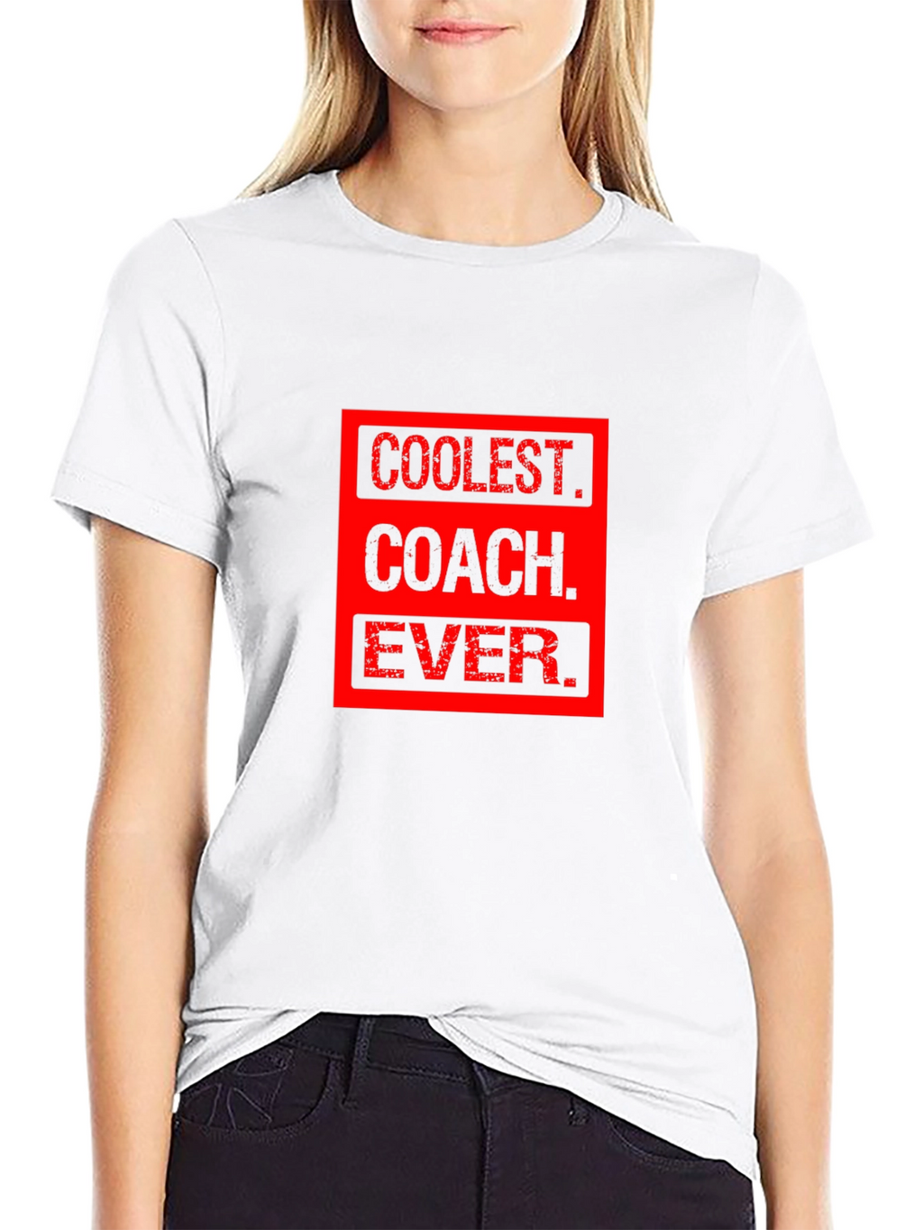 Coolest Coach Ever Graphic T-Shirt - Black