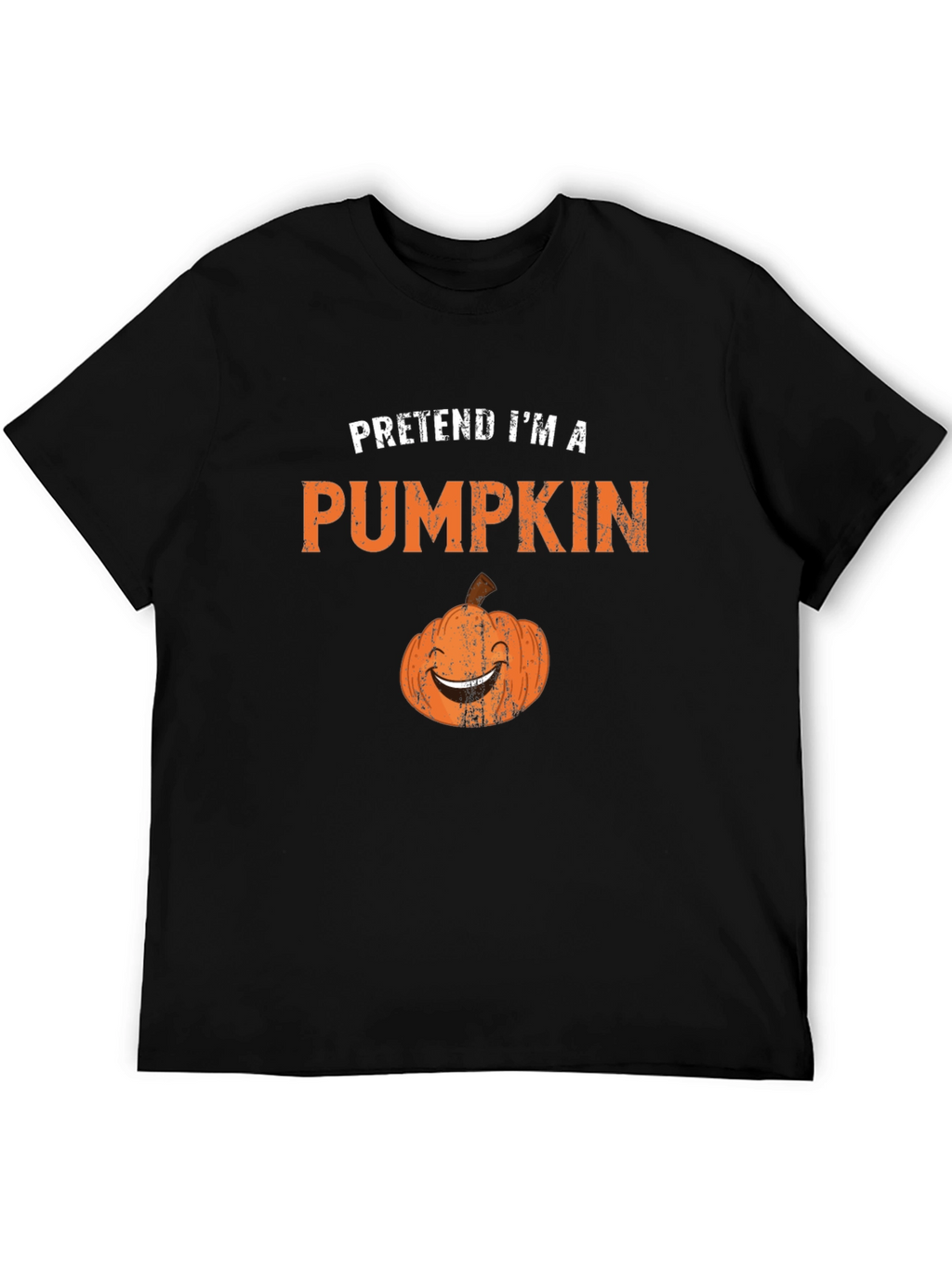 Pretend Im A Pumpkin Halloween T-Shirt