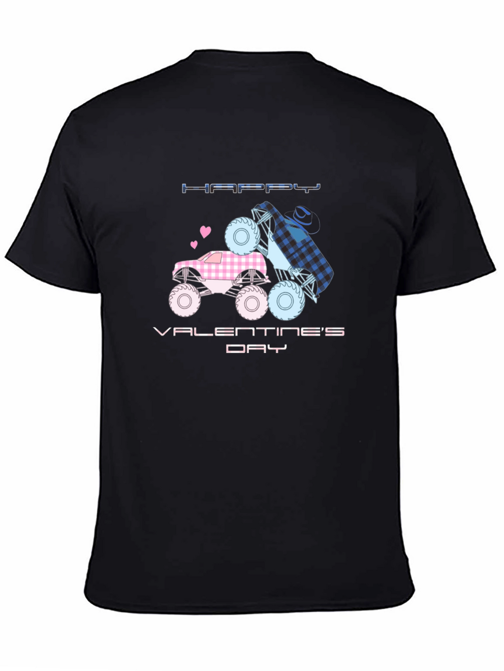 Happy Valentines Day Monster Truck T-Shirt