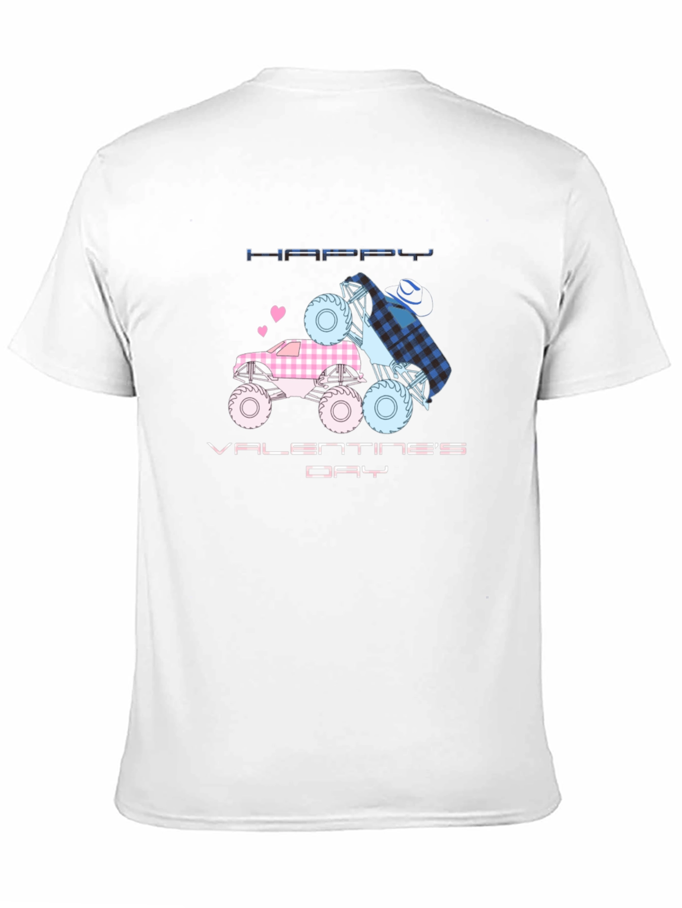 Happy Valentines Day Monster Truck T-Shirt