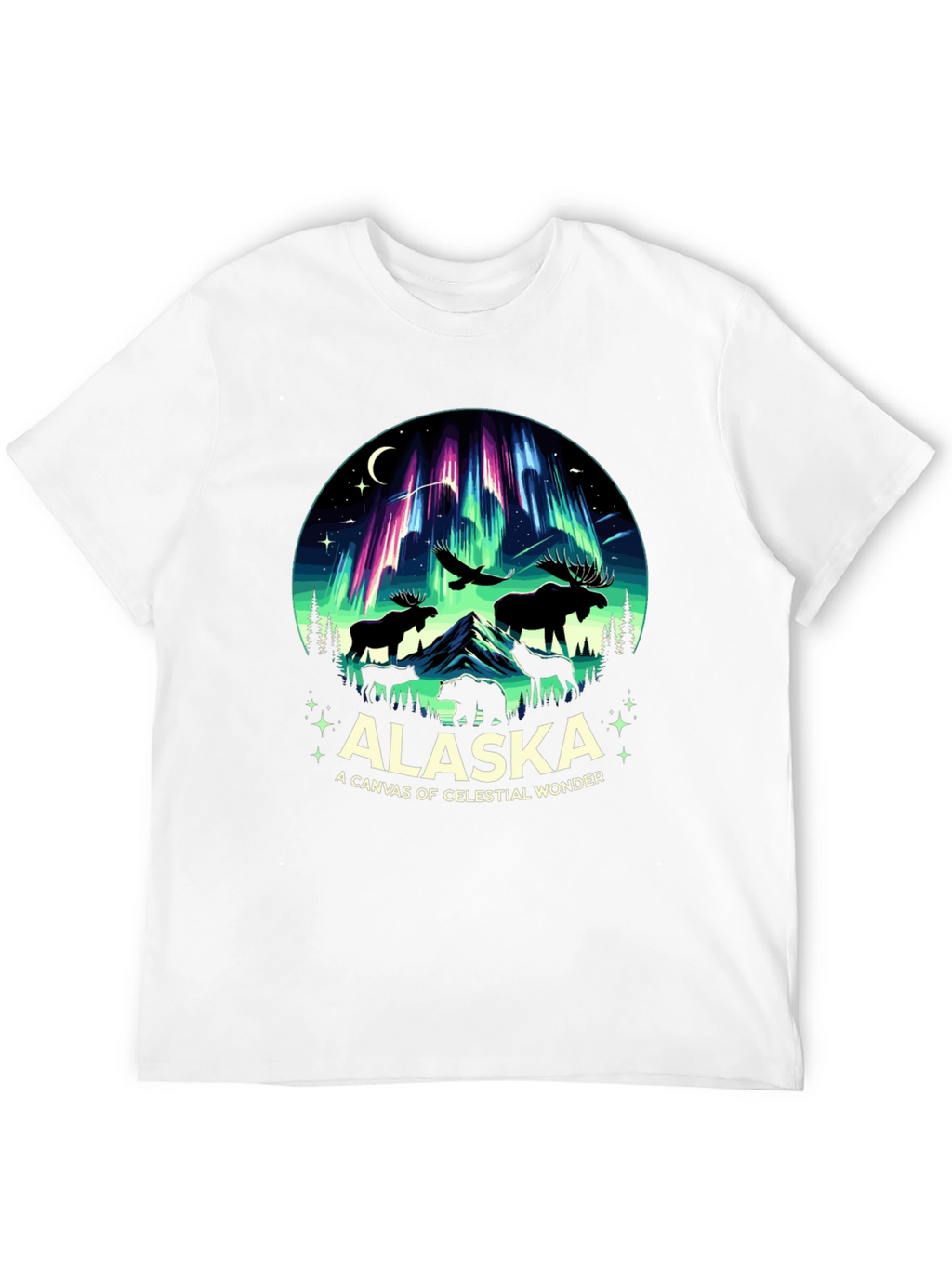 Alaska Celestial Wonder Graphic Tee