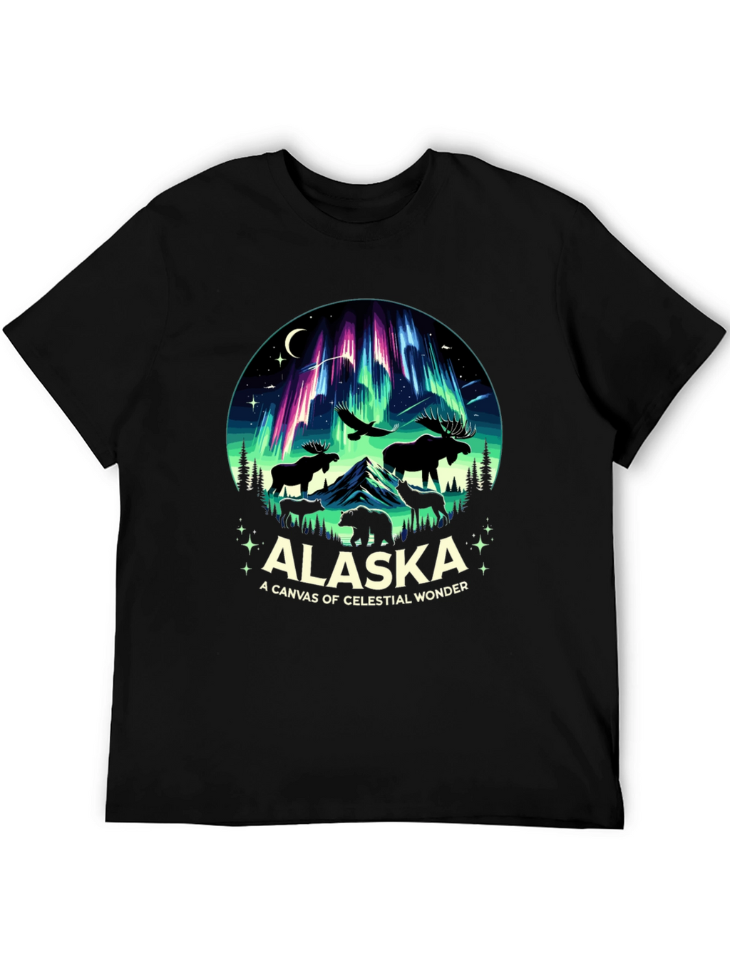 Alaska Celestial Wonder Graphic Tee
