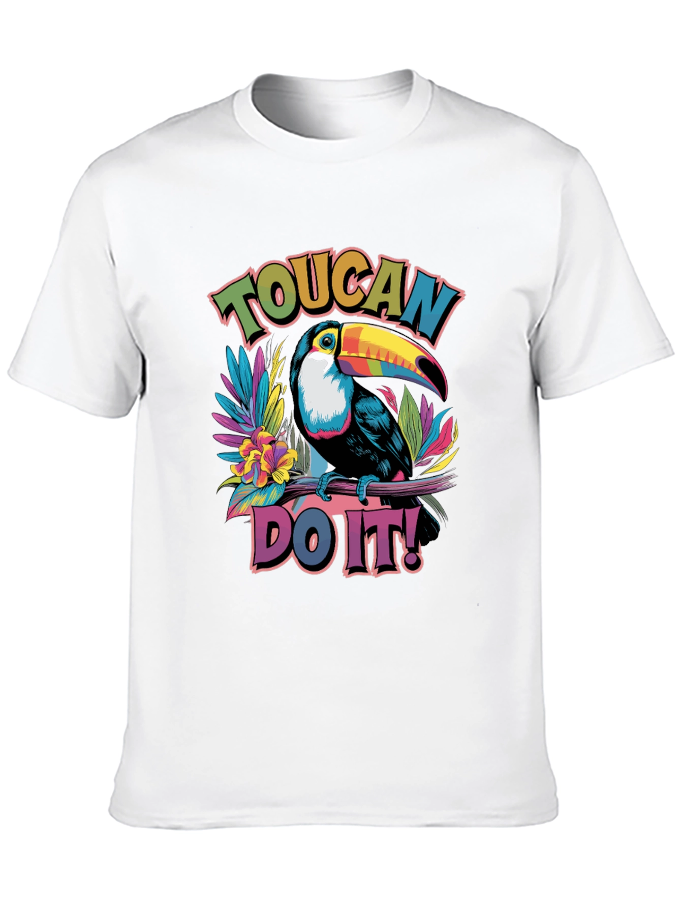 Toucan Do It! Graphic Tee - Tropical Bird T-Shirt